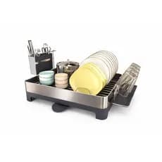 Escorredor De Louça Pratos Talheres Rack Inox Pia Cozinha Moderna