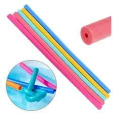 Boia Espaguete Macarrão Baguete Flutuador Para Piscina e Mar Coloridos Diversão 1un - SPAGUETTI  PARA PISCINA COM FURO COLORS 1,65 M