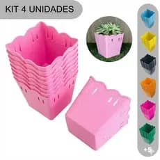KIT 4 Cachepot Fita Lembrancinha Festa Artesanato Vasinho Decorativo Vaso Casamento centro de mesa