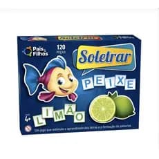Jogo Educativo Soletrar 120 Peças Pais e Filhos