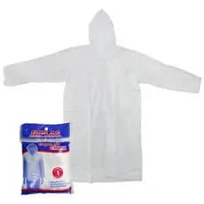 Kit com 02 Capa De Chuva Descartável Transparente Estadio Riplas unidade