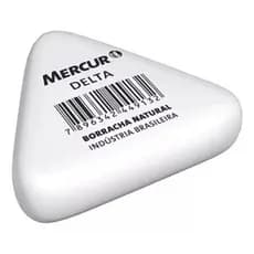 Borracha Triângulo Mecur Papelaria Escolar Kit Com 06