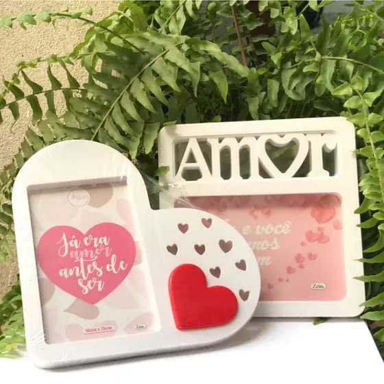 PORTA RETRATOS DECORATIVOS- AMOR (10cm X 15cm)