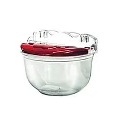Saleiro De Parede Erca Acrílico unidade cores Branco-vermelho