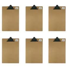 Prancheta A5 Madeira Kit C/ 6unidades 23x16