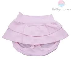 Shorts Saia ATACADO infantil para bebê Menina 100% Algodão modelo Liso , Betty & Loren