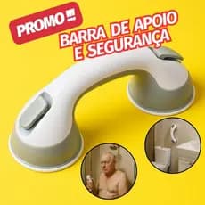 Barra de Apoio Segurança Banheiro Portátil Reforçadas Idosos Deficientes Ventosa