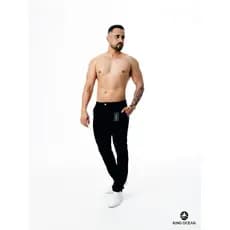 Calça Masculina Skinny Sarja com Elastano Envio Imediato