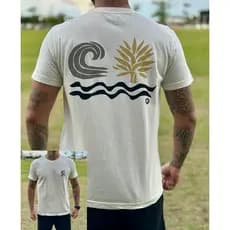 Camiseta Masculina Gola Careca Básica Algodão Confortável