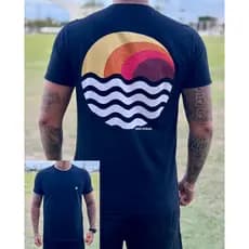 Camisa Masculina Gola Careca Estilo Streetwear Moderna