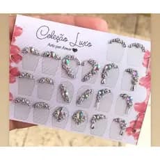 50 pares joias de unha, desvios de unha C1,C10,CP,C8,C11 ( 5 cartelas de 10 pares) (KIT8)