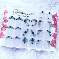 50 pares joias de unha, desvios de unha CD,C1,C8,CP,NT ( 5 cartelas de 10 pares) (kit6)