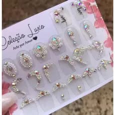 50 pares joias de unha, desvios de unha C1,C10,CP,C8,C11 ( 5 cartelas de 10 pares) (kit9)