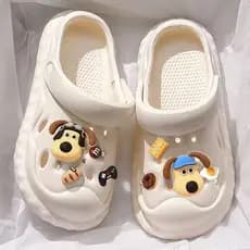 Novos Sapatos Feminino Chinelo Babuche Sandália Antiderrapante Scaleno Super Leve Em Eva Com Acessórios