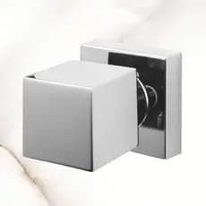 Acabamento Registro Base Docol Padrão 20 Estrias Gaveta Pressão Chuveiro 1/2 ou 3/4 Metal Cromado