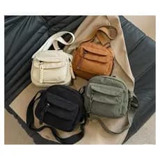 Bolsa Feminina Veludo Tiracolo Mensageiro Casual Fashion Sólido[W-201]