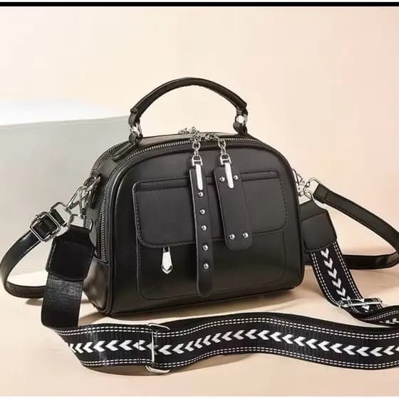 Bolsa Feminina Transversal Portátil Crossbody Passeio Medio Blogueira 2Alças(A90709)