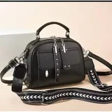 Bolsa Feminina Transversal Portátil Crossbody Passeio Medio Blogueira 2Alças(A90709)