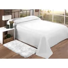 Jogo Cama Queen Premium Plus100%Algodão Branco Liso Admirare