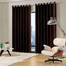 Cortina Blackout Tecido 300x250 Ilhós Cromado Admirare