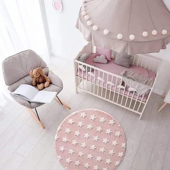 Tapete Infantil Mimo Jolitex  Redondo Com Antiderrapante