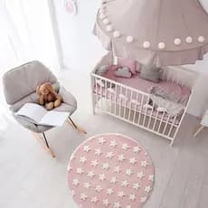 Tapete Infantil Mimo Jolitex  Redondo Com Antiderrapante