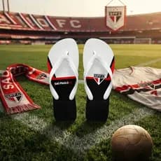 Chinelo Masculino São Paulo FC Conforto e Estilo para o Torcedor Tricolor