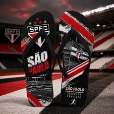 Chinelo Masculino São Paulo SPFC Tricolor