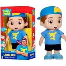 Boneco Lucas Neto Emborrachado Fala 14 Frases 27 cm Promoção Especial