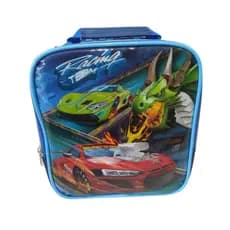 Lancheira Escolar Menino Carros Racing Team Super Oferta