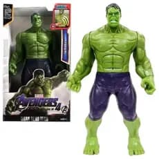 Boneco Heróis Vingadores 30 cm Avengers Som e Luz Oferta Especial