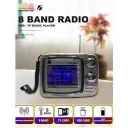 Radio com FM AM Bluetooth e entrada USB