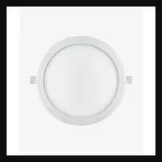 5 Painéis Led de Embutir Redondo