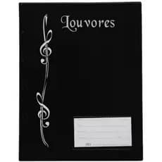 20 pastas para hinos Louvor para Folhas tamanho A5 com 50 envelopes plásticos