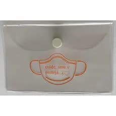 Porta Mascara Facial Com Tampa E Botão Kit 4 Unidades lançamento