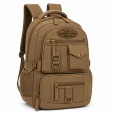 Mochila Escolar Juvenil Lona Reforçada Notebook Unissex Kvn