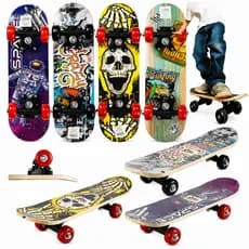 Skate Infantil Semi Profissional Shape Estampado Suporta até 50kg Menino e Menina