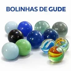 Kit 100 bolinhas de gude bola de vidro decoração Burca Baleba Búrica Biroca Leitosa Tradicional