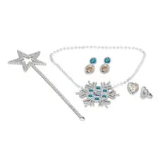 Kit Beleza Infantil Menina Frozen Com Acessorios 6 Peças Brinco Anel e Colar