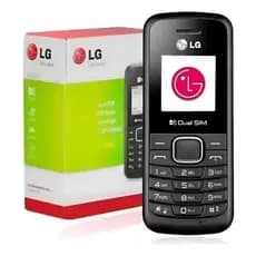 Celular Simples LG LGB220 2G Dual SIM Tela TFT 1,45 Pol 32MB RAM 32MB Desbloqueado Radio FM Preto