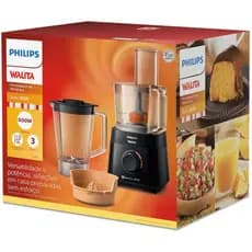Multiprocessador Philips Walita Powerchop RI7300 600w Capacidade 1,5 Litros 2 Velocidades Preto 127v