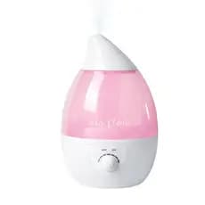 Umidificador de Ar 3 L Ultrassônico Silencioso Difusor Aromas Luminária LED Cores Rosa Portátil Casa