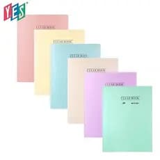 Pasta Catalogo Clear book Yes com 20 folhas de plastico tons pasteis A4