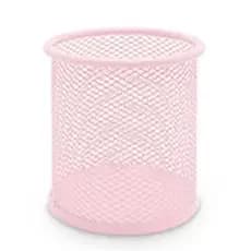 Porta Caneta arame redondo rosa - unidade