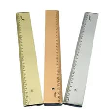 Régua Escolar New Line Metalizada 30cm Maxcril
