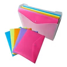 Arquivo Pasta Envelope Coloridos Dello Full Color - Kit C/ 5