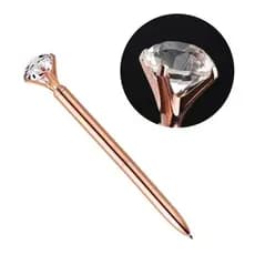 Caneta Esferográfica Diamante Rosê Gold