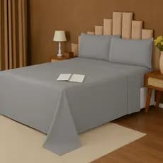 Jogo de Lençol Micropercal 400 Fios - 100% Poliéster | Acabamento Ponto Palito
