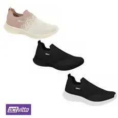 TÊNIS FEMININO SLIP ON MEIA CALCE FÁCIL ACTVITTA 4829.317