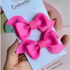 par de laços pequenos para criança presilha de cabelo menina